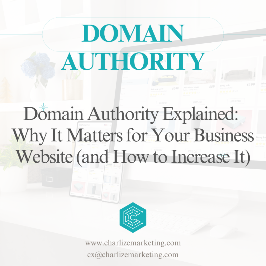 Think of Domain Authority as your website’s reputation score on the internet. A high Domain Authority proves credibility 